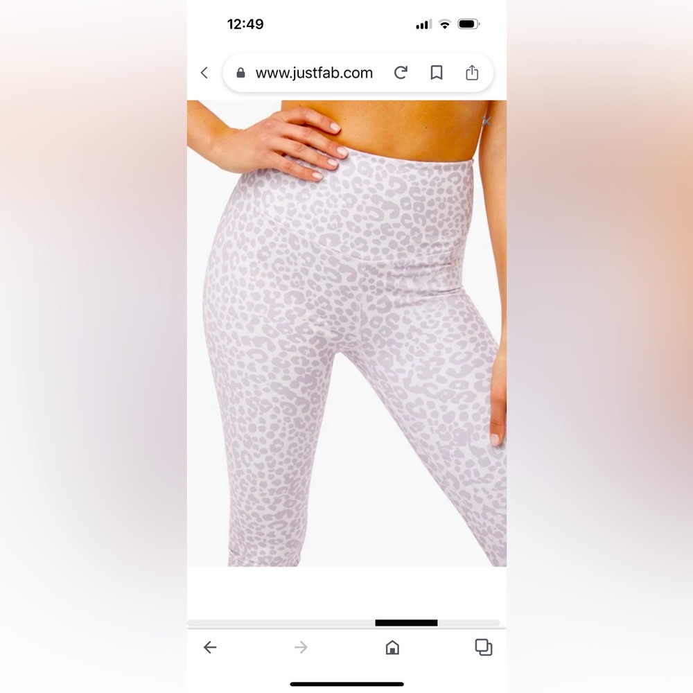 High-Waisted Shape And Sculpt
Color: Lavender Leopard Prin
